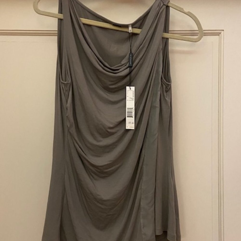 NWT Elie Tahari Cowl Neck Sleeveless Top